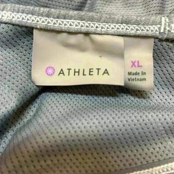 Athleta Sports Bra XL Women's Exercise Run Walk Workout Yoga Plus Straps Floral - Picture 6 of 7